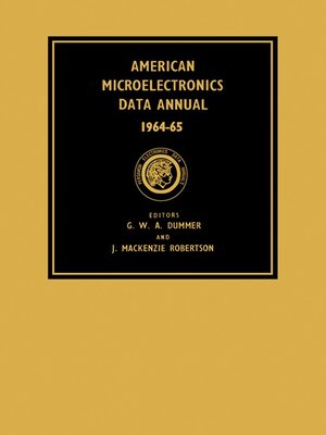 cover image of American Microelectronics Data Annual 1964–65